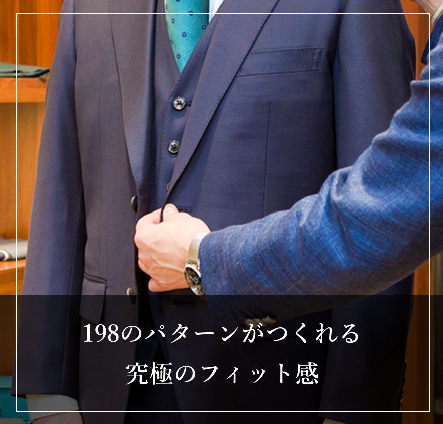 198のパターンがつくれる
                        究極のフィット感